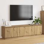 vidaXL TV-kast met LED Artisan Eiken 180x38x49 cm Engineered, Huis en Inrichting, Kasten |Televisiemeubels, Verzenden, Nieuw