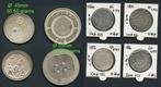 India, Mexico. 4x ONE RUPEE coins + 2 Medals 1835/1970 (6, Postzegels en Munten