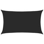 Zonnezeil 5x8m Zwart HDPE | Tweede Kansje | Terras Overka..., Verzenden, Nieuw