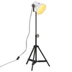 vidaXL Vloerlamp 25 W E27 35x35x65/95 cm wit, Huis en Inrichting, Verzenden, Nieuw