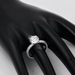 Zonder minimumprijs - Ring - 14 karaat Witgoud - 2.59ct. tw., Handtassen en Accessoires, Ringen, Nieuw