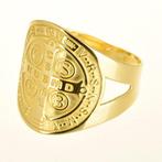 Ring met amulet - 18 karaat Geel goud