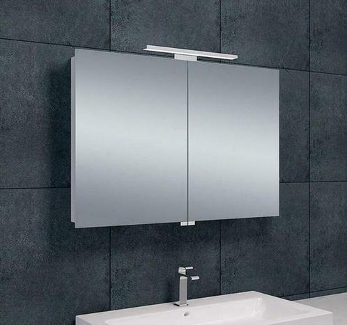 Luxe spiegelkast +Led verlichting 90x60x14cm, Maison & Meubles, Accessoires pour la Maison | Miroirs, Enlèvement ou Envoi