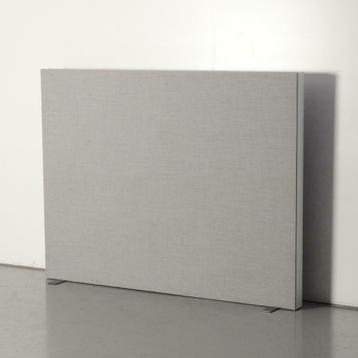 Officenow scheidingswand, grijs, 116 x 161 cm