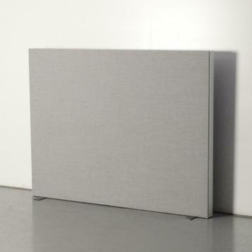 Officenow scheidingswand, grijs, 116 x 161 cm beschikbaar voor biedingen