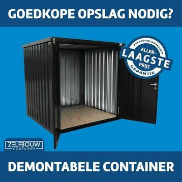 3x2m opslagcontainer in het zwart! Nu leverbaar!