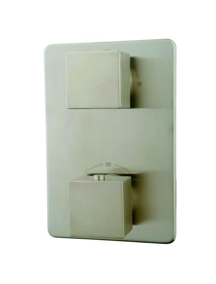 Sanifun afbouwplaat Hertz Duo geborsteld staal, Doe-het-zelf en Bouw, Sanitair, Overige typen