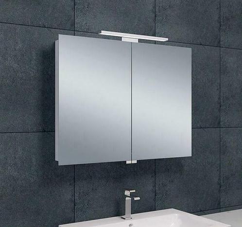 Luxe spiegelkast +Led verlichting 80x60x14cm, Maison & Meubles, Accessoires pour la Maison | Miroirs, Enlèvement ou Envoi