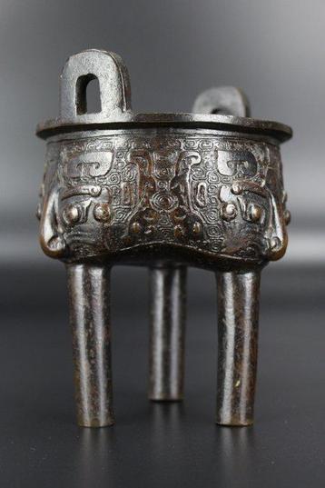 Wierookbrander - Brons - Archaic - Ding tripod