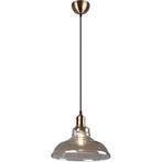 Bronzen LED Hanglamp Trion Aldin - Rond, Aluminium, E27 Fitt, Verzenden