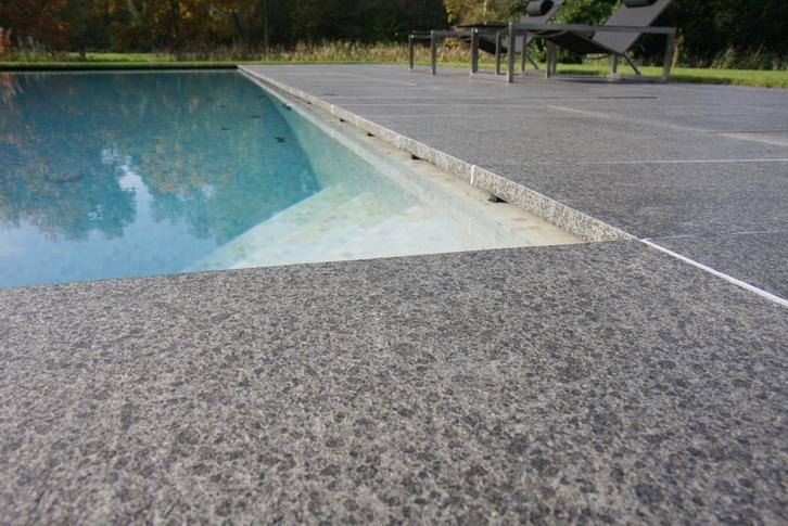 Natuurstenen zwembadranden Twilight 80x40x5/3 cm, Tuin en Terras, Tegels en Klinkers, Overige typen, Nieuw, 10 m² of meer, Natuursteen