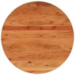 vidaXL Tafelblad rond Ø 80x2,5 cm massief acaciahout, Verzenden, Nieuw