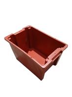 Stapelbak 60×40×35 cm Gesloten Stapelbaar/Nestbaar Rood, Ophalen of Verzenden, Nieuw