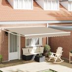 vidaXL Automatisch Uittrekbaar Ligbed Beige 400x300 cm, Tuin en Terras, Verzenden, Nieuw