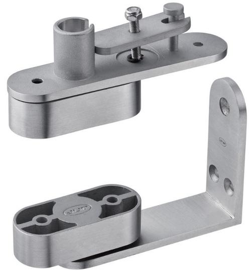 Pivot/taatsdeurscharnier rvs, Doe-het-zelf en Bouw, Hang- en Sluitwerk, Klink of Kruk, Nieuw, Overige materialen