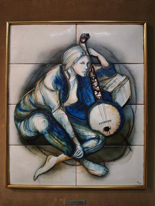 Lange de la rue Bleecker - S C Schoneberg - Plaque émaillée, Antiek en Kunst, Curiosa en Brocante