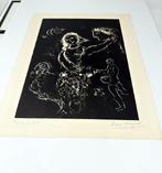 Marc Chagall (1887-1985) - Blanc sur noir, Antiek en Kunst