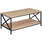 Salontafel Pittsburgh 100x55x45,5cm - Industrieel licht hout, Maison & Meubles, Tables | Tables de salon, Verzenden