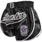 Booster Muay Thai Short Retro Slugger 3 Zwart, Verzenden, Zwart, Vechtsport, Nieuw