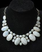 Prachtige maansteen handgemaakte 925 zilveren ketting zonder