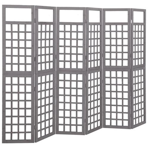 vidaXL Kamerscherm/trellis met 6 panelen 242,5x180 cm, Huis en Inrichting, Woonaccessoires | Overige, Nieuw, Verzenden