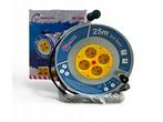 Veiling - Kabelhaspel - 4 Stopcontacten - 25 meter - 3x2,5mm, Nieuw