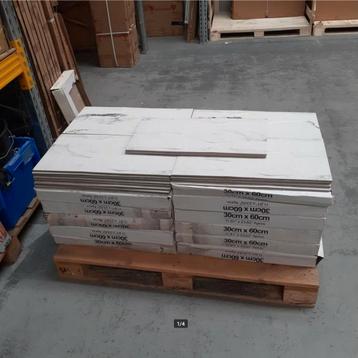 SALE - Safir Calacata, 30 x 60 cm, 25m2 nr78 -  Keramische beschikbaar voor biedingen