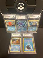 Wizards of The Coast - 5 Graded card - SUICUNE EX & GYARADOS