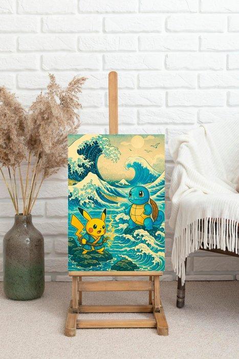 SDIMART 1996 - Pikachu Vs Squirtle Uukiyo-e Pokémon, Consoles de jeu & Jeux vidéo, Consoles de jeu | Accessoires Autre