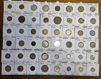 Wereld. A lot of 48 Coins 1873-1956 ( 9 Silver )  (Zonder, Postzegels en Munten