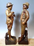 Goldscheider - Goldscheider - sculptuur, Il ricco e il, Antiek en Kunst