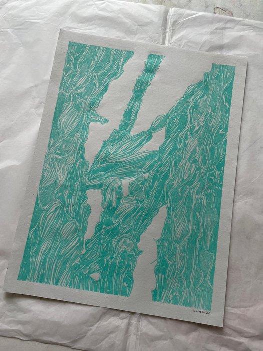 N. Magro -  Vert Malachite Clair, Antiquités & Art, Art | Objets design