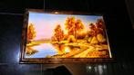 Amber Reliefbeeld - Baltisch amber - Hoogte: 54 cm -