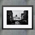 Friso Kooijman - DFDS ferry moored at port of IJmudien, Antiek en Kunst