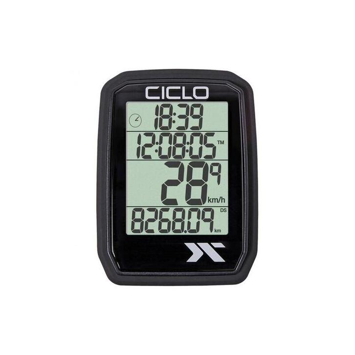 2dekans | Ciclosport Fietscomputer Zwart, Fietsen en Brommers, Fietsaccessoires | Overige Fietsaccessoires, Ophalen of Verzenden