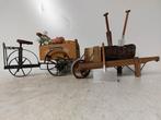 Model fiets (2) - kruiwagen en bloemenfiets, Antiek en Kunst