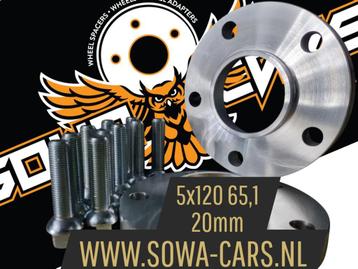 Spacers 20mm VW T5 T6 T6.1 5x120 65,1 Spoorverbreders, Ophalen of Verzenden