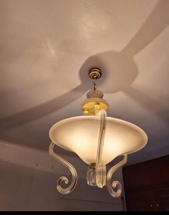Plafondlamp - Kristal - Glazen lamp, Antiek en Kunst, Curiosa en Brocante