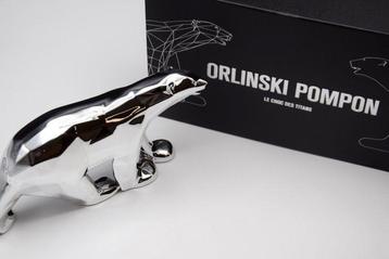 Richard Orlinski (1966) - Ours Pompon x Orlinski Silver