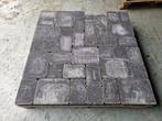 Veiling - 30,4 M2 Betontegel Wildverband Antraciet Getrommel, Tuin en Terras, Tegels en Klinkers, Nieuw