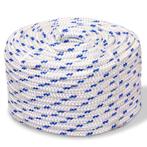 vidaXL Boot touw 10 mm 50 m polypropyleen wit, Verzenden, Nieuw