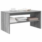 vidaXL Tv-meubel 80x40x40 cm bewerkt hout grijs sonoma, Huis en Inrichting, Verzenden, Nieuw