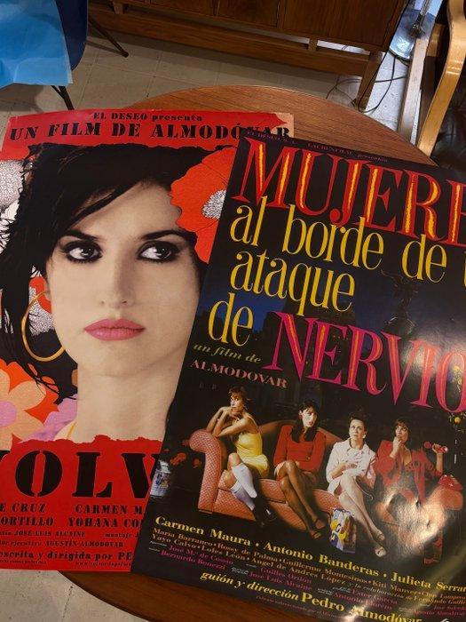 Pedro Almodovar - Lote 2 Carteles: Mujeres al Borde de un, Collections, Cinéma & Télévision