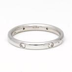 Zonder Minimumprijs - Ring - 18 karaat Witgoud Diamant, Handtassen en Accessoires, Ringen, Nieuw