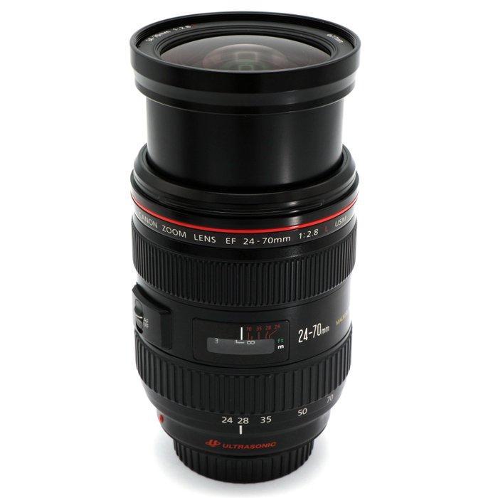 Canon EF 24-70mm f/2.8L USM + EW-83F type zonnekap #CANON, Audio, Tv en Foto, Fotocamera's Analoog
