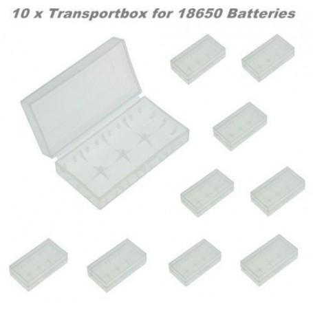 Transportbox voor 18650 Batterijen 10x, TV, Hi-fi & Vidéo, Batteries, Envoi