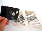 Metaal Camerascope Stereo Viewer met 2 sets kaarten -, Collections