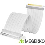 TRYX STRING PCIe 5.0 x16 Riser Kabel 200mm Wit, Computers en Software, Pc- en Netwerkkabels, Verzenden, Nieuw