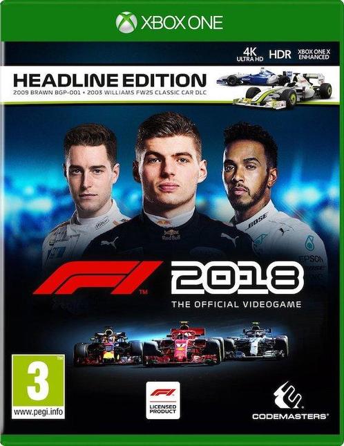 F1 2018 (Xbox One Games), Consoles de jeu & Jeux vidéo, Jeux | Xbox One, Enlèvement ou Envoi