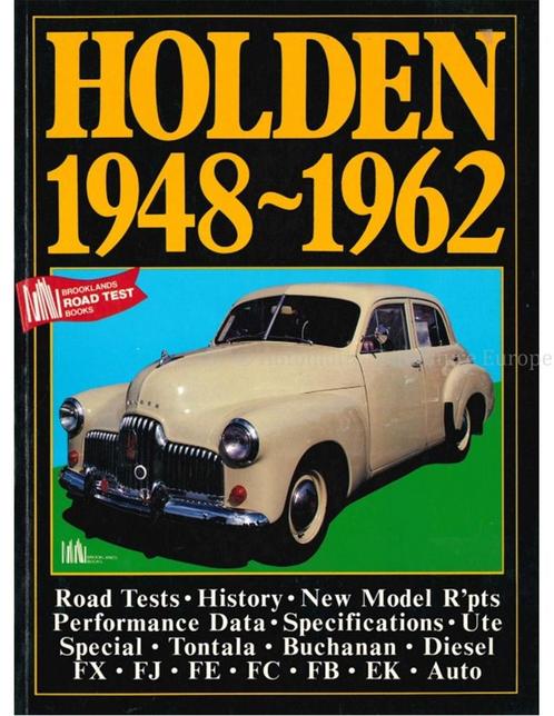 HOLDEN 1948 - 1962 (BROOKLANDS ROAD TEST), Boeken, Auto's | Boeken